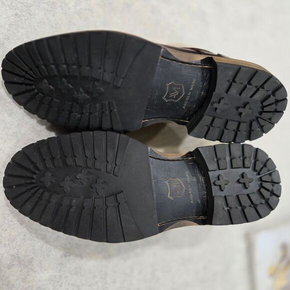 🐢 Andrew Marc leather Chukka boots Size 7.5 Excellent Condition! - Picture 14 of 17